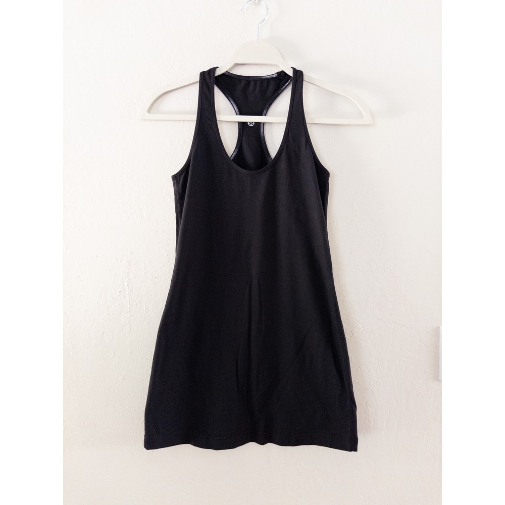 Lululemon Tank Top Racerback Athletic Tank Workout‎ Yoga Black Sleeveless